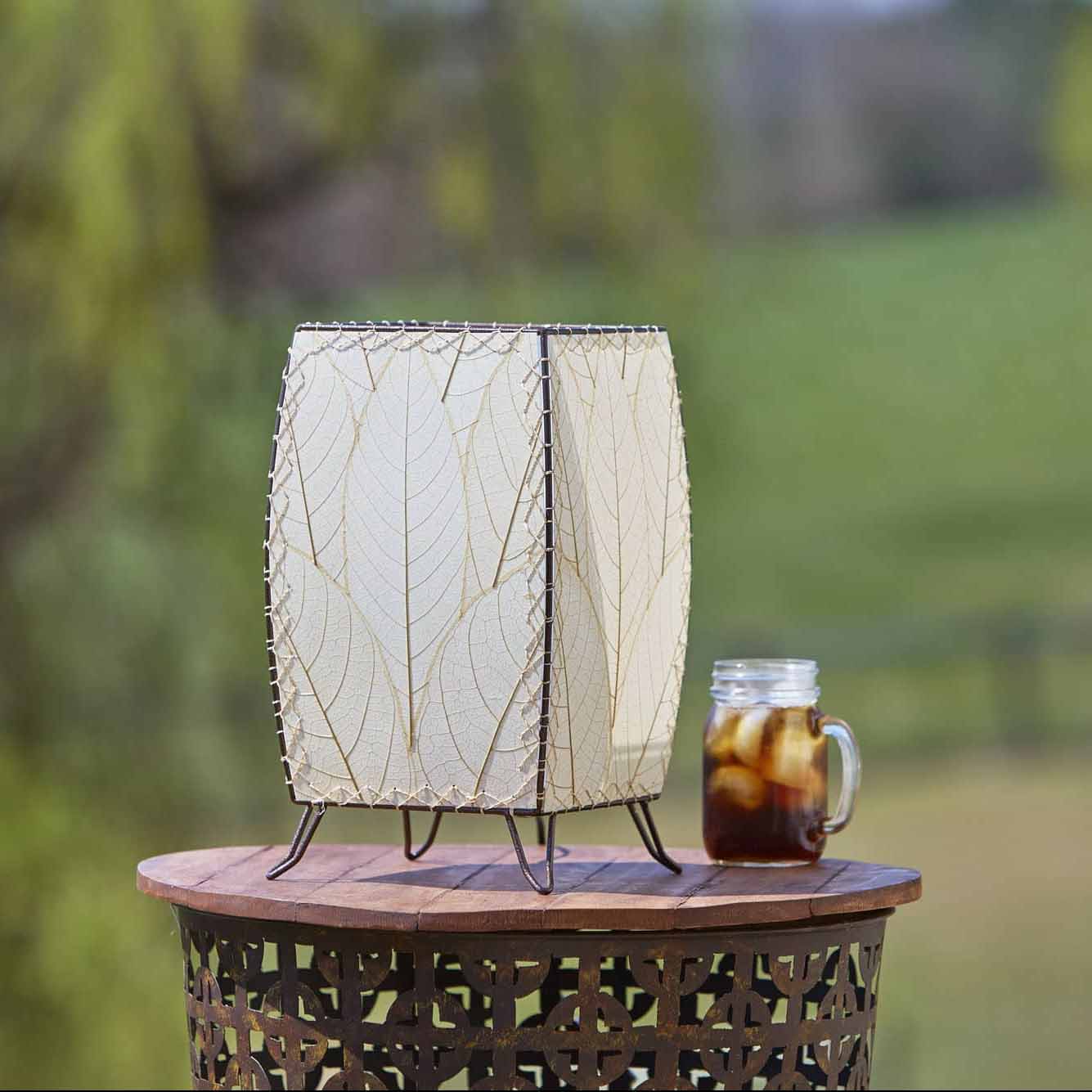 ol698-n Outdoor Cube Table Lamp