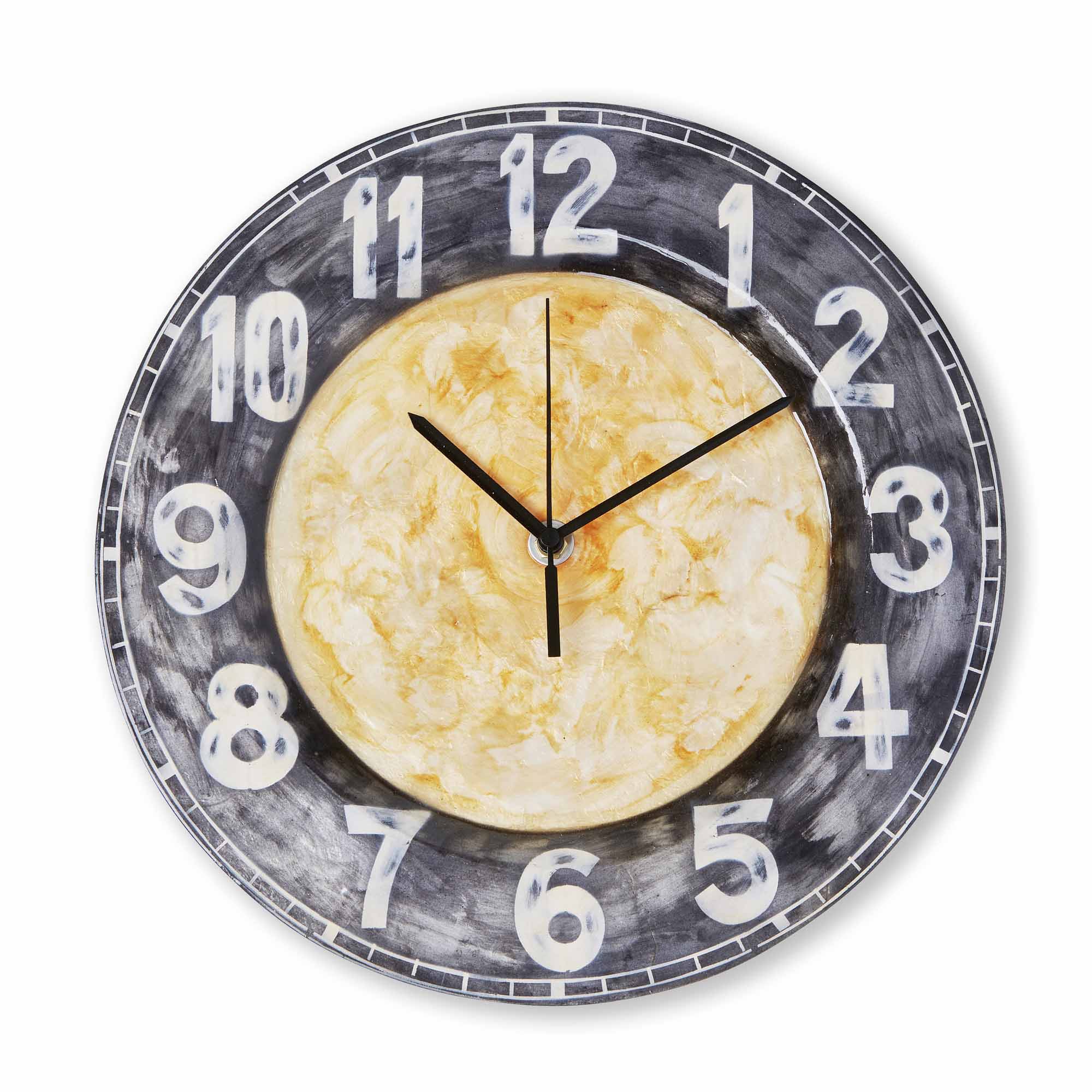 Clock Wall Decor With Black Rim <br>(Item # m1501) - Image 4