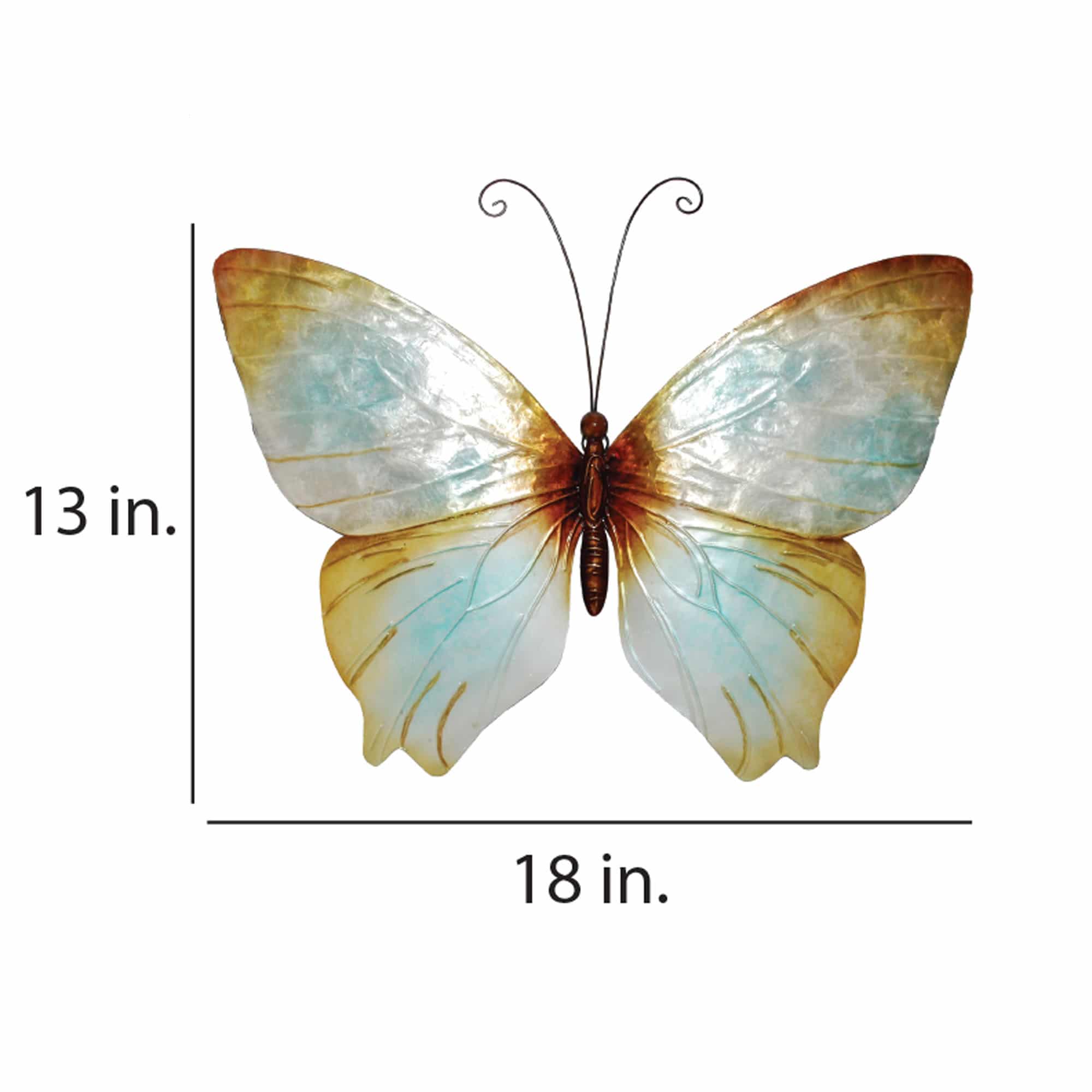Butterfly Wall Decor Pearl <br>(Item # m2011) - Image 3