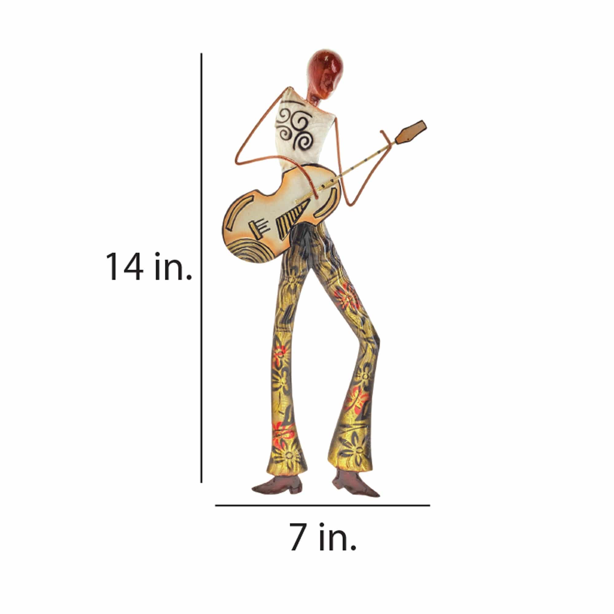 Musician Wall Decor Guitar Player <br>(Item # m3003) - Image 3
