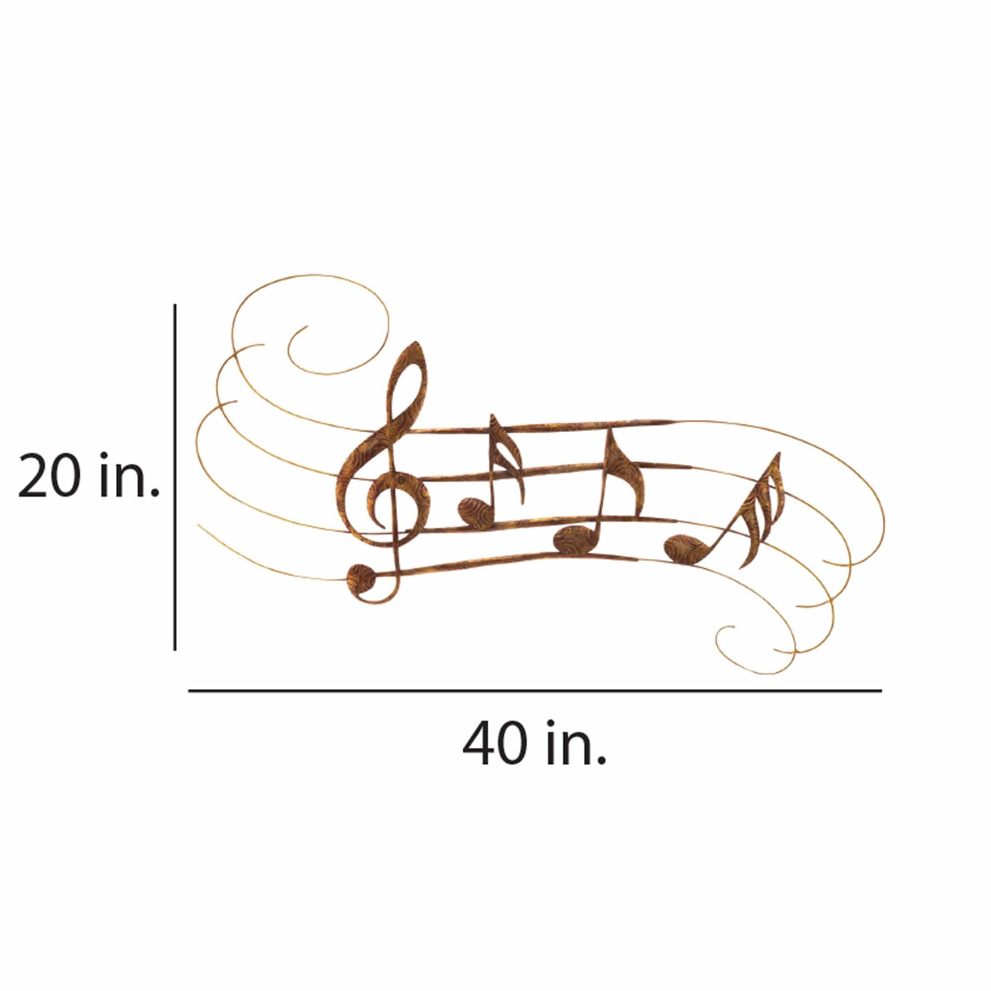 Music Wall Decor Large Musical Notes <br>(Item # m3010) - Image 3