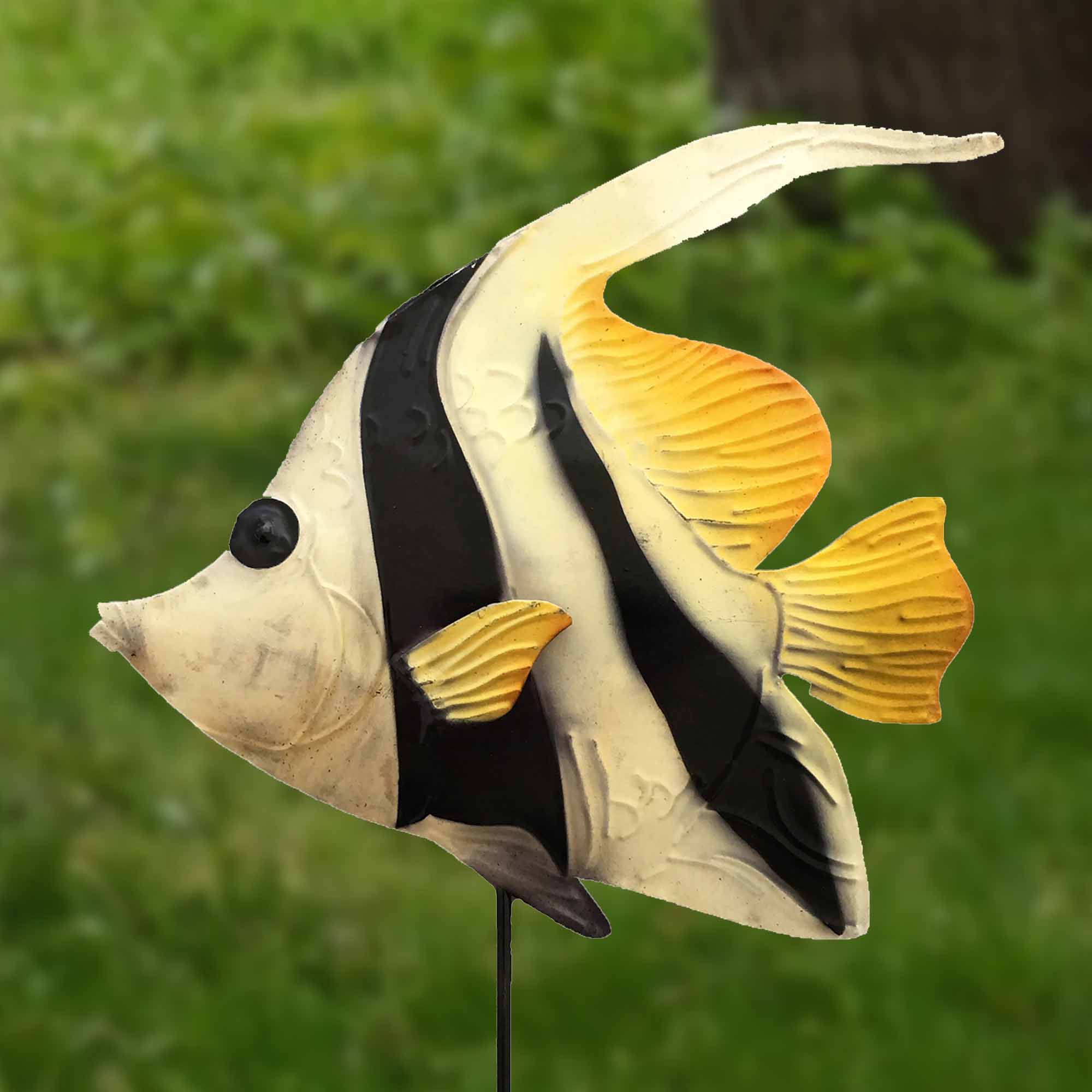 Garden Stake Angel Fish <br>(Item # m9009) - Image 4
