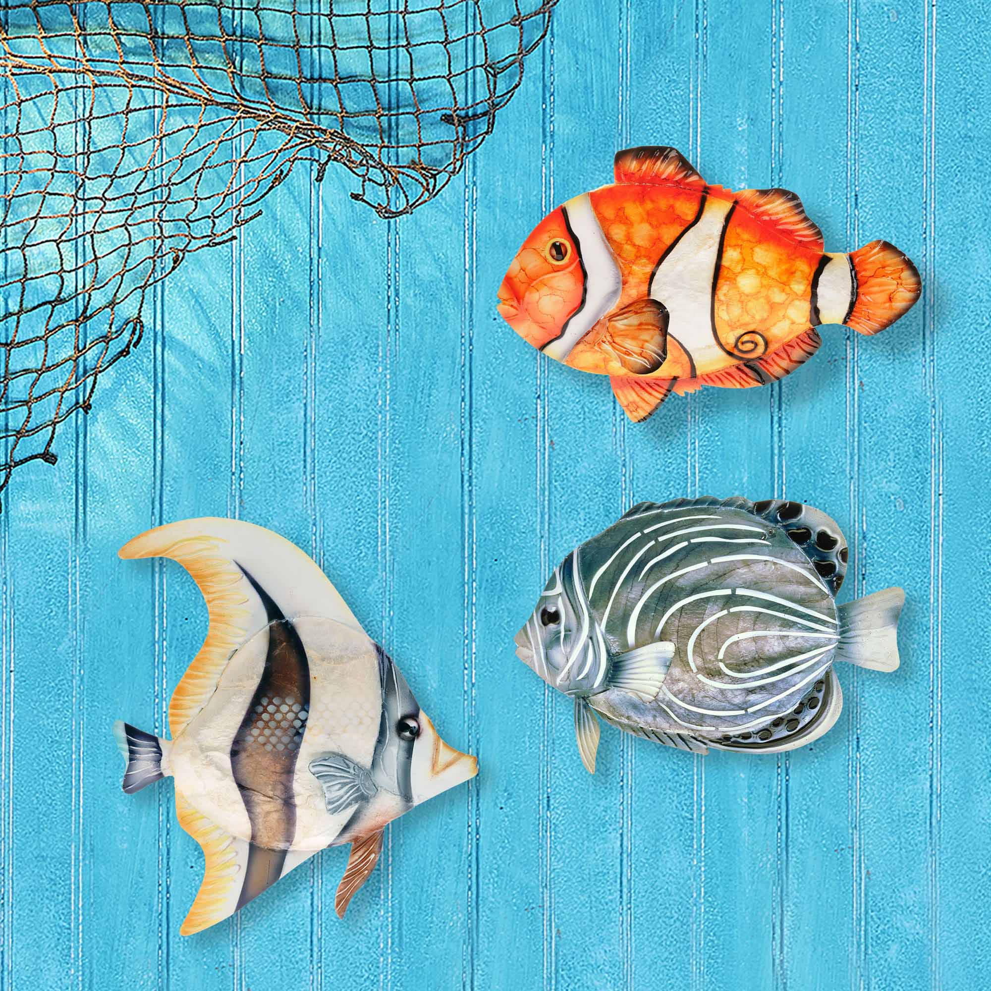 Fish Wall Decor Clown Fish <br>(Item # m8041) - Image 4