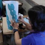 Inlaying leaves