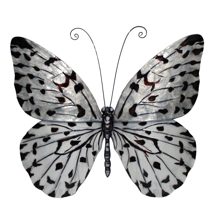 Butterfly Wall Decor Black And White Large <br>(Item # m2049 l n) - Image 4