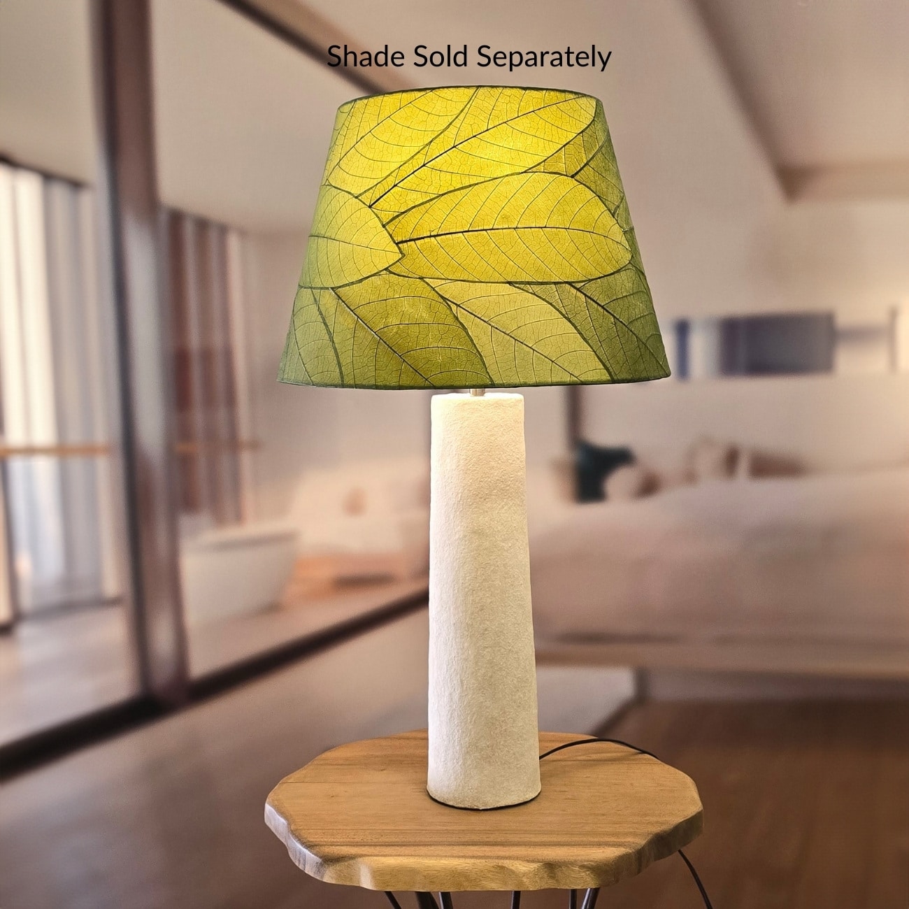 Chronicle Pillar Lamp Base White <br>(Item # 900 t wh) - Image 3