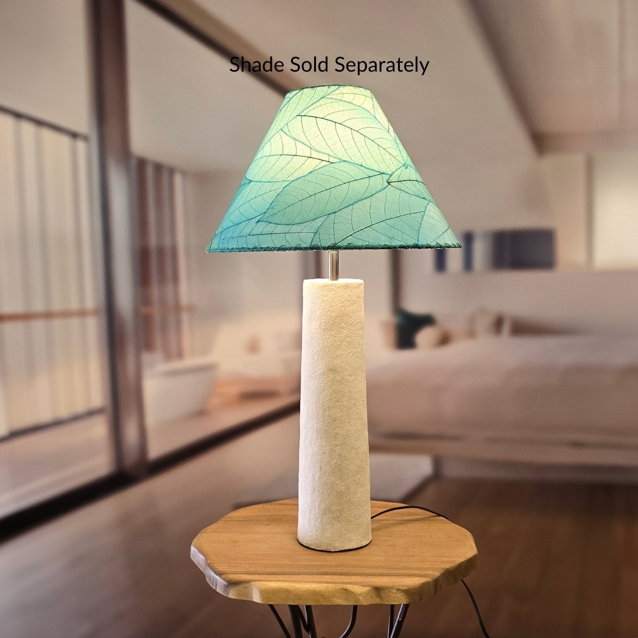 Chronicle Pillar Lamp Base White <br>(Item # 900 t wh) - Image 4