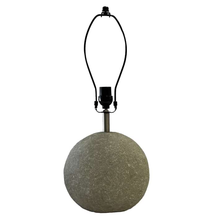 Chronicle Sphere Lamp Base Gray <br>(Item # 901 t gr)