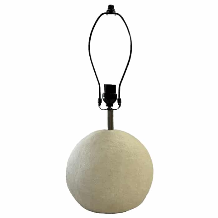 Chronicle Sphere Lamp Base White <br>(Item # 901 t wh)