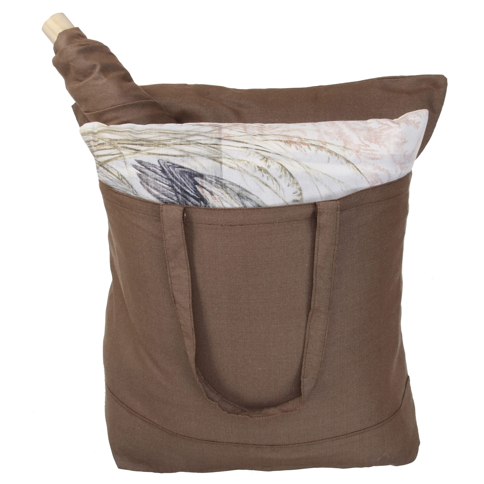 Multi colored outdoor swing crafted by the artisans of Magnolia Casual called the Swing Set 4 piece Chocolate Solid w/ Wild Animals featuring 100 percent weather resistant fabric, weather resistant polyester fabric, artisan, natural materials shown against a clean backdrop.