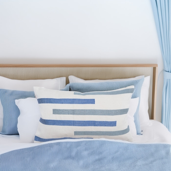 Telel Pillow Cover Blue <br>(Item # ss24c_01)