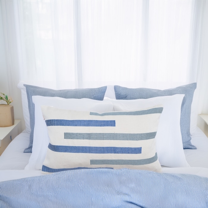Telel Pillow Cover Blue <br>(Item # ss24c_01) - Image 2