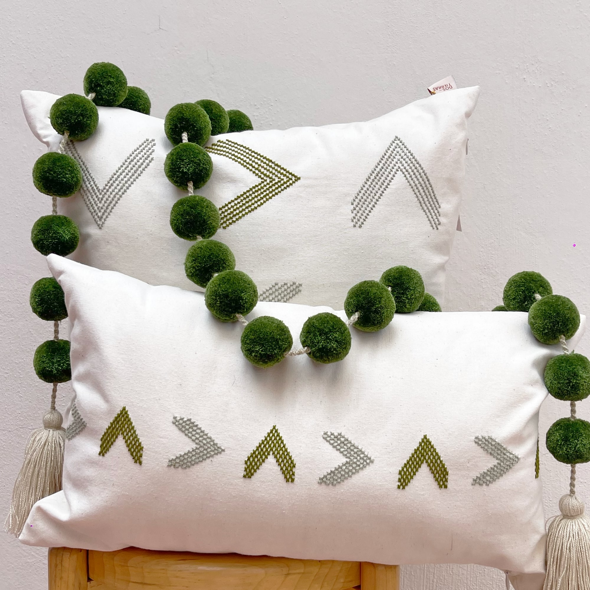 toj-tuk-green Toj Pillow Cover