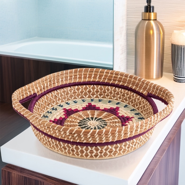 Chumil Basket - Purple <br>(Item # pn-chup) - Image 2