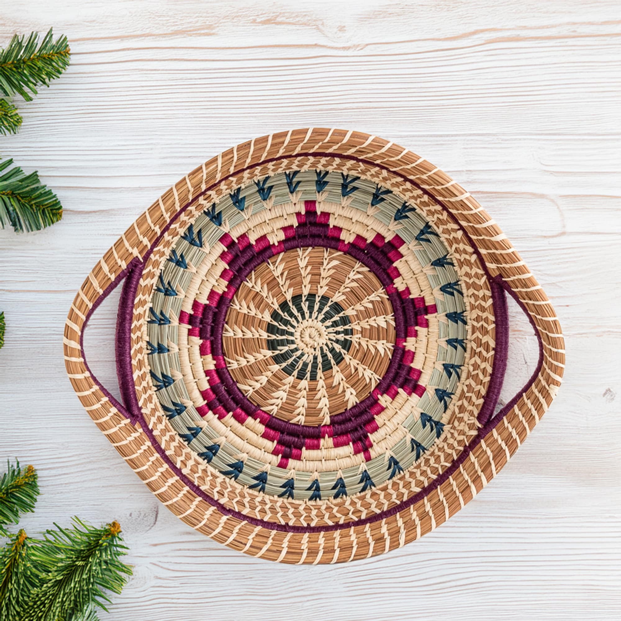 Chumil Basket - Purple <br>(Item # pn-chup) - Image 6