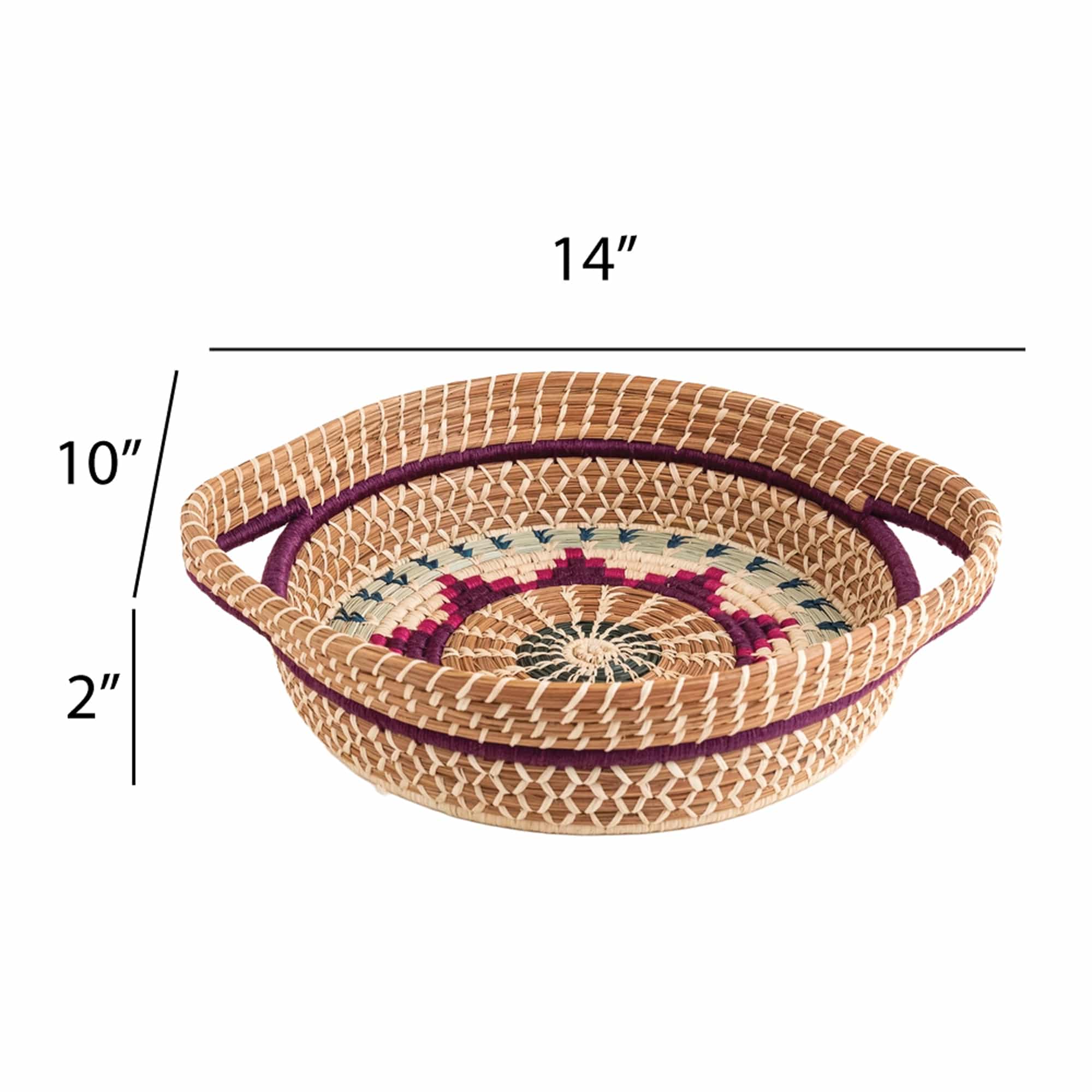 Chumil Basket - Purple <br>(Item # pn-chup) - Image 4
