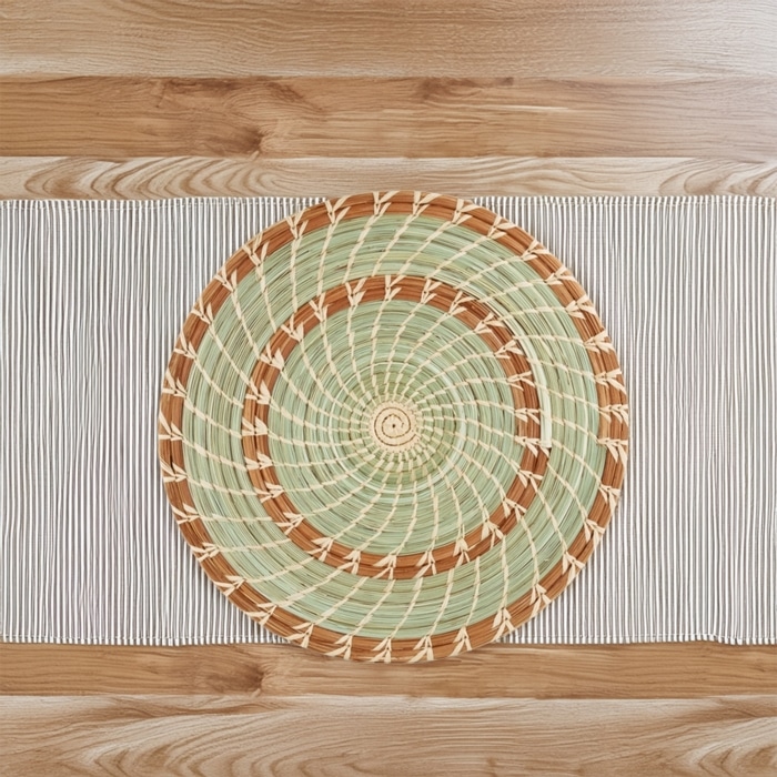 Wild Grass and Pine Needle Trivet <br>(Item #pn-trv) - Image 2