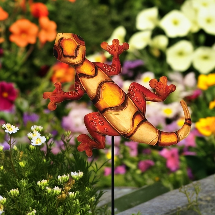 Garden Stake Gecko <br>(Item # m9004)
