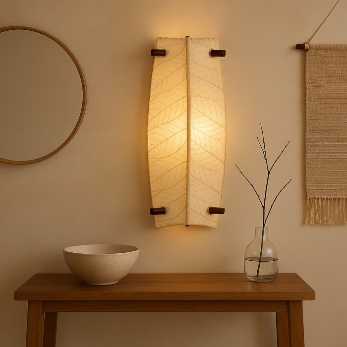 Banana Bowl Sconce Natural <br>(Item # 524 n) - Image 2