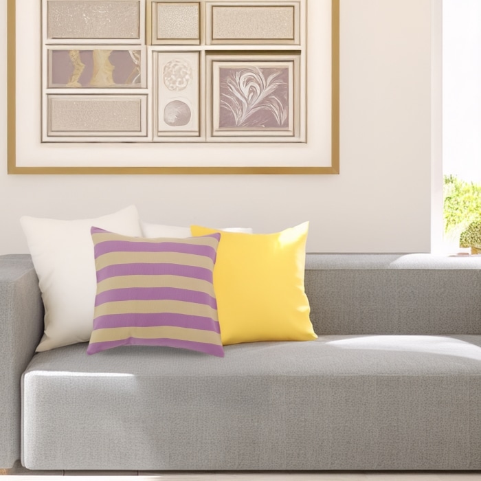 Rayas Pillow Cover Purple <br>(Item # ss23_hcc_16) - Image 2