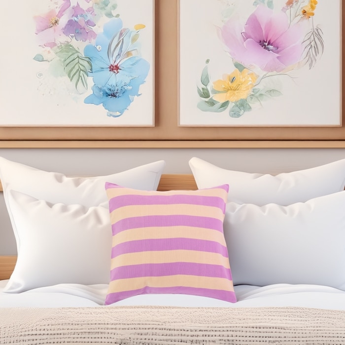Rayas Pillow Cover Purple <br>(Item # ss23_hcc_16)