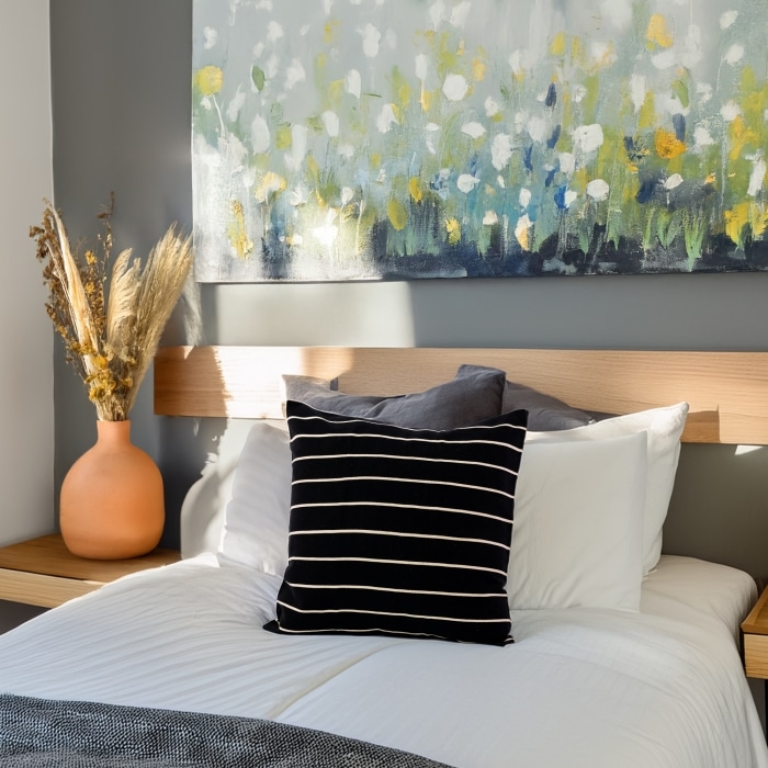 Rayas 2 Pillow Cover Black <br>(Item # ss23_hcc_05)