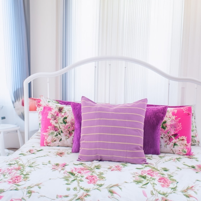 Rayas 2 Pillow Cover Purple <br>(Item # ss23_hcc_08) - Image 2