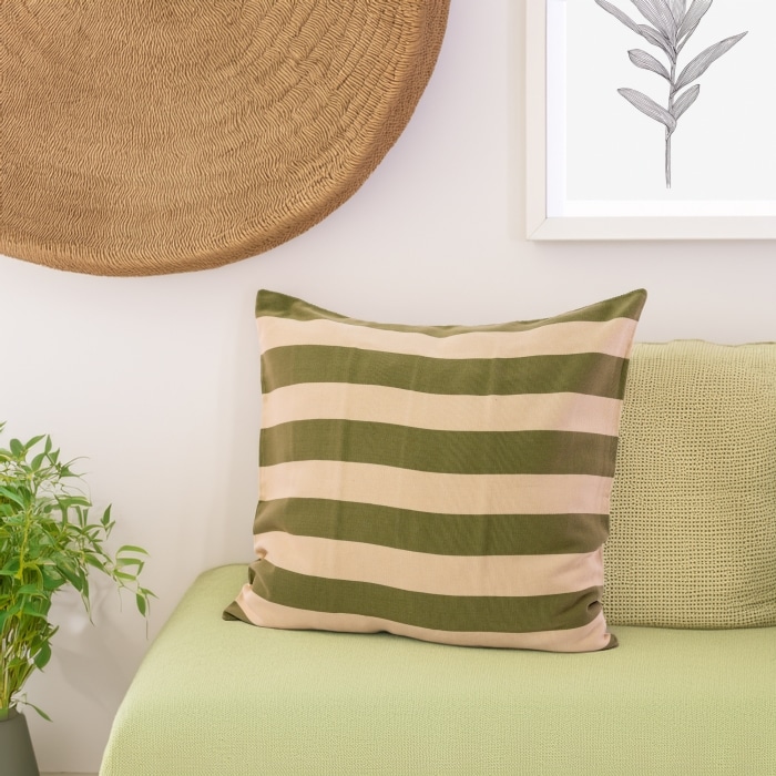 Rayas Pillow Cover Green <br>(Item # ss23_hcc_17) - Image 2