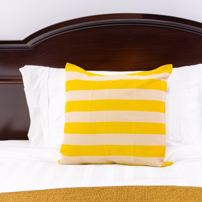 Rayas Pillow Cover Yellow <br>(Item # ss23_hcc_19)