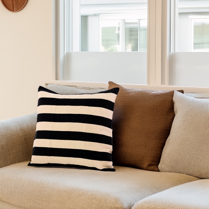 Rayas Pillow Cover Black <br>(Item # ss23_hcc_20) - Image 2