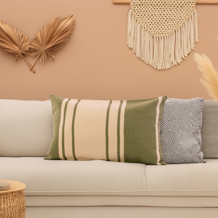 Toloyal Lumbar Pillow Green <br>(Item # ss23_hcl_04) - Image 3