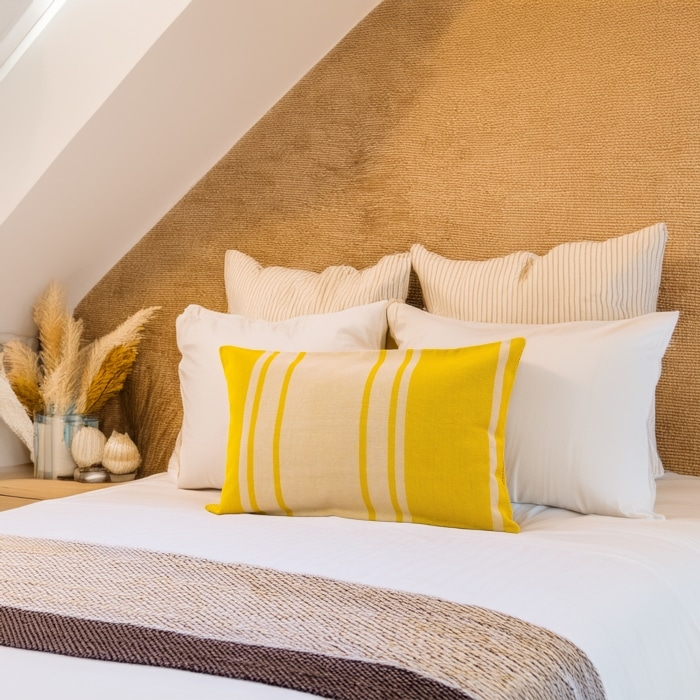 Toloyal Lumbar Pillow Yellow <br>(Item # ss23_hcl_07)