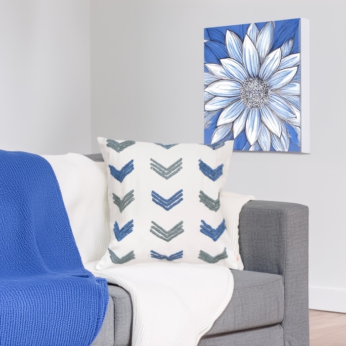 Tuk Pillow Cover Blue <br>(Item # ss24c_06)