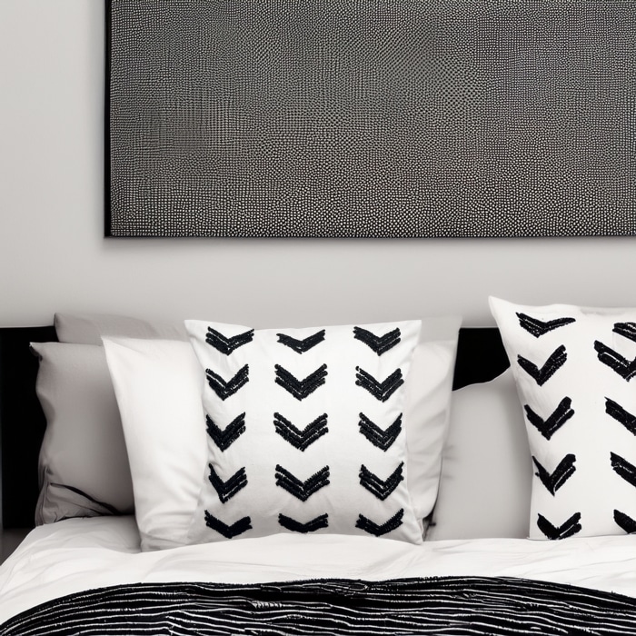 Tuk Pillow Cover Black <br>(Item # ss24c_16) - Image 2