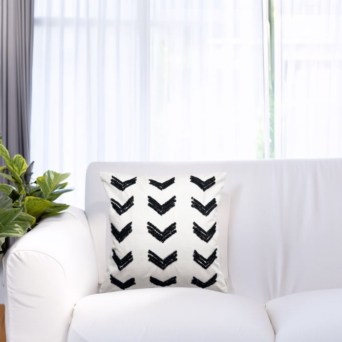 Tuk Pillow Cover Black <br>(Item # ss24c_16) - Image 3