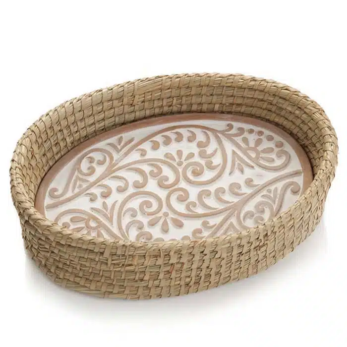 Double Vine Bread Warmer<br>(Item #serrv-46120) - Image 2
