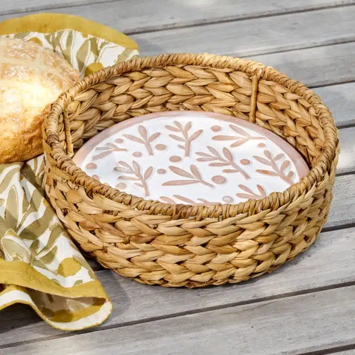 Olive Branch Bread Warmer<br>(Item #serrv-46366)