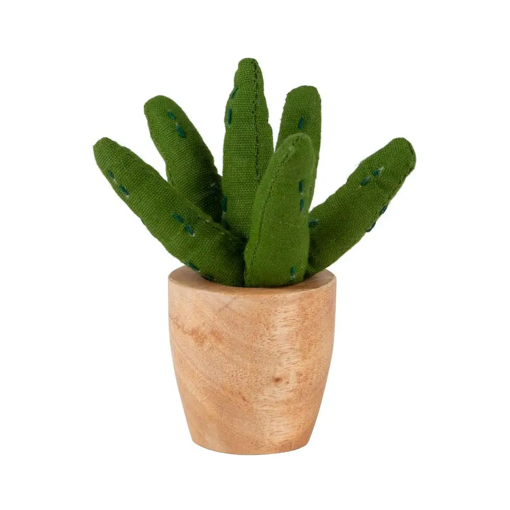 Handmade Mini Cotton Aloe Vera Plant<br>(Item #tt-6805110) - Image 3