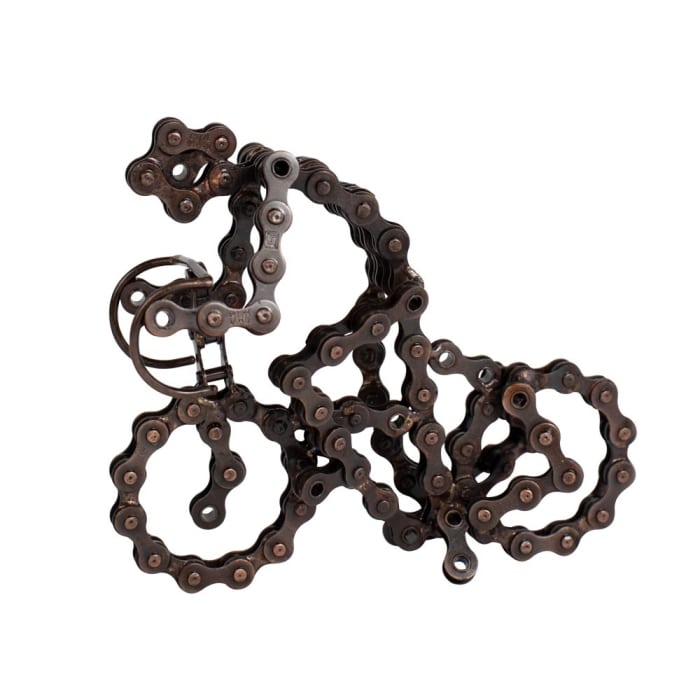 Recycled Bike Chain Sculpture<br>(Item #tt-6831340) - Image 2