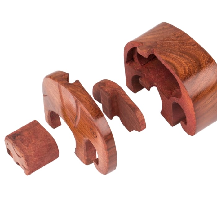 Elephant Puzzle Box<br>(Item #tt-6843890) - Image 2