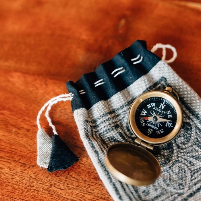 Brass Pocket Compass<br>(Item #tt-6892620)