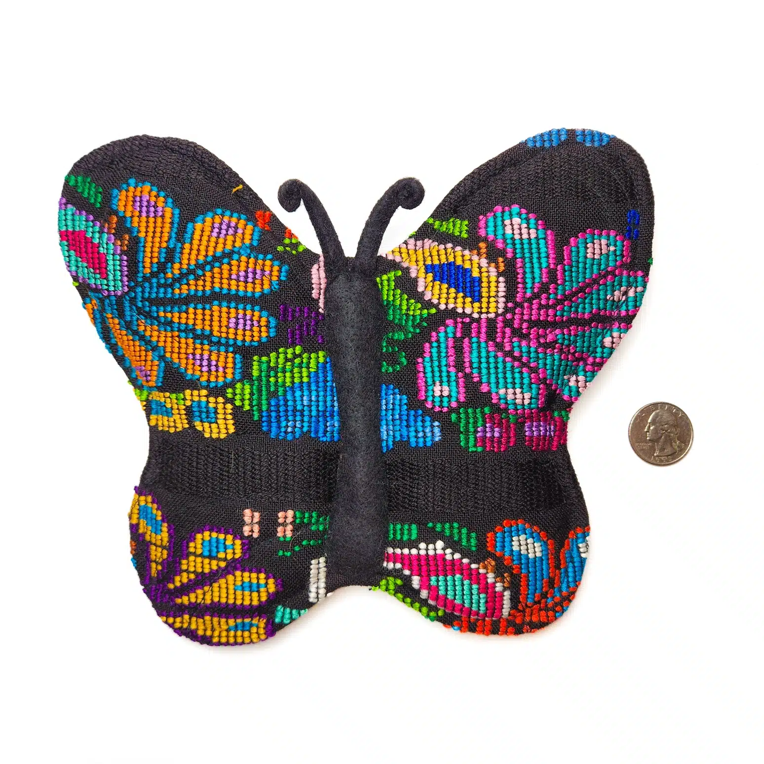 Brocade Butterfly Pot Holder<br>(Item #ch-13el) - Image 3