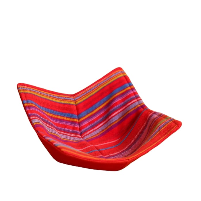 Microwave Bowl Cozy Festive Red<br>(Item #ch02-frr) - Image 2