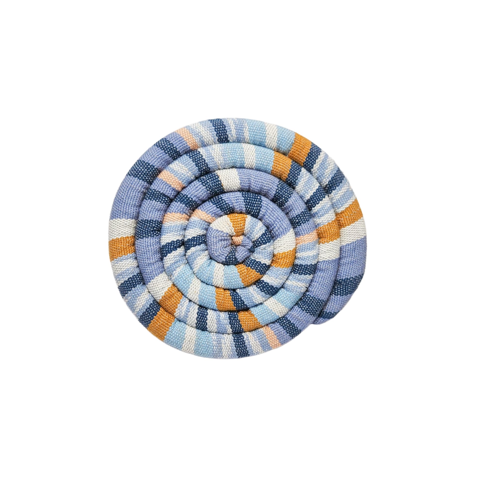Small Spiral Spiced Heatable Trivet Azure<br>(Item #ch14b-az) - Image 3