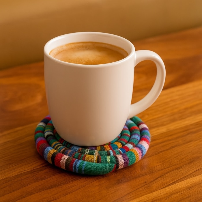 Small Spiral Spiced Heatable Trivet Gaia<br>(Item #ch14b-g)