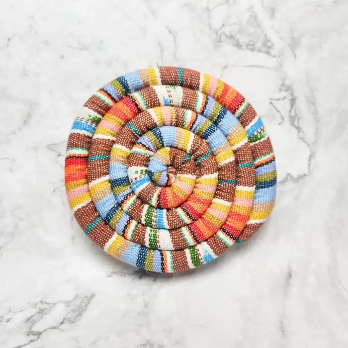 Small Spiral Spiced Heatable Trivet Mesa<br>(Item #ch14b-ms) - Image 2