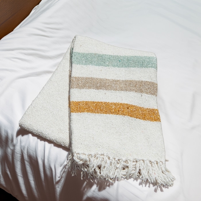 Sol - Recycled Throw Blanket - Summer Beach Throw<br>(Item #sun-so-001)