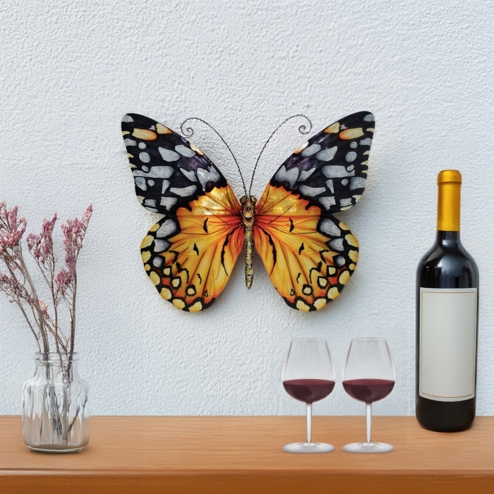 Butterfly Wall Decor Large Monarch Orange <br>(Item # m2063 l o)