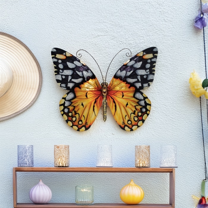 Butterfly Wall Decor Large Monarch Orange <br>(Item # m2063 l o) - Image 2