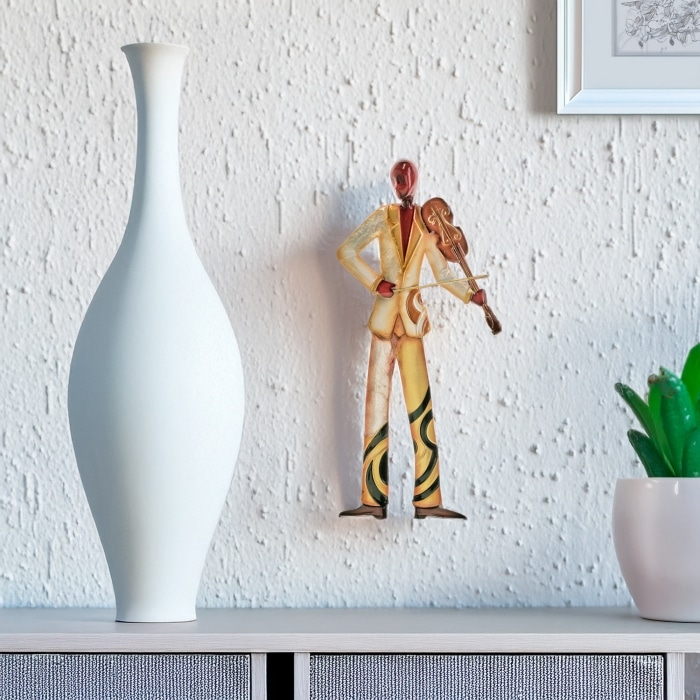 Musician Wall Decor Violin Player <br>(Item # m3002) - Image 2